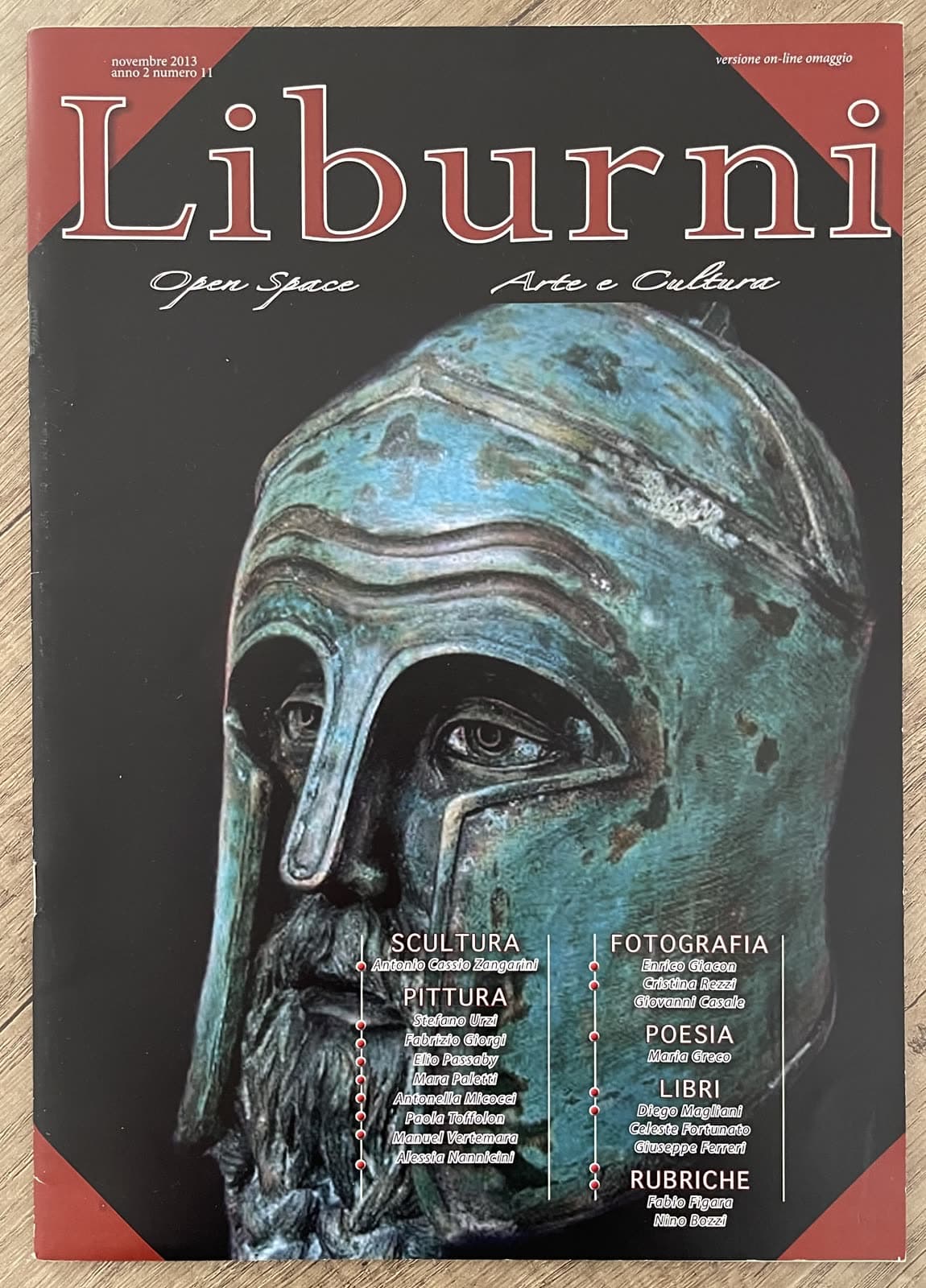 Copertina, novembre, anno 2 numero 11