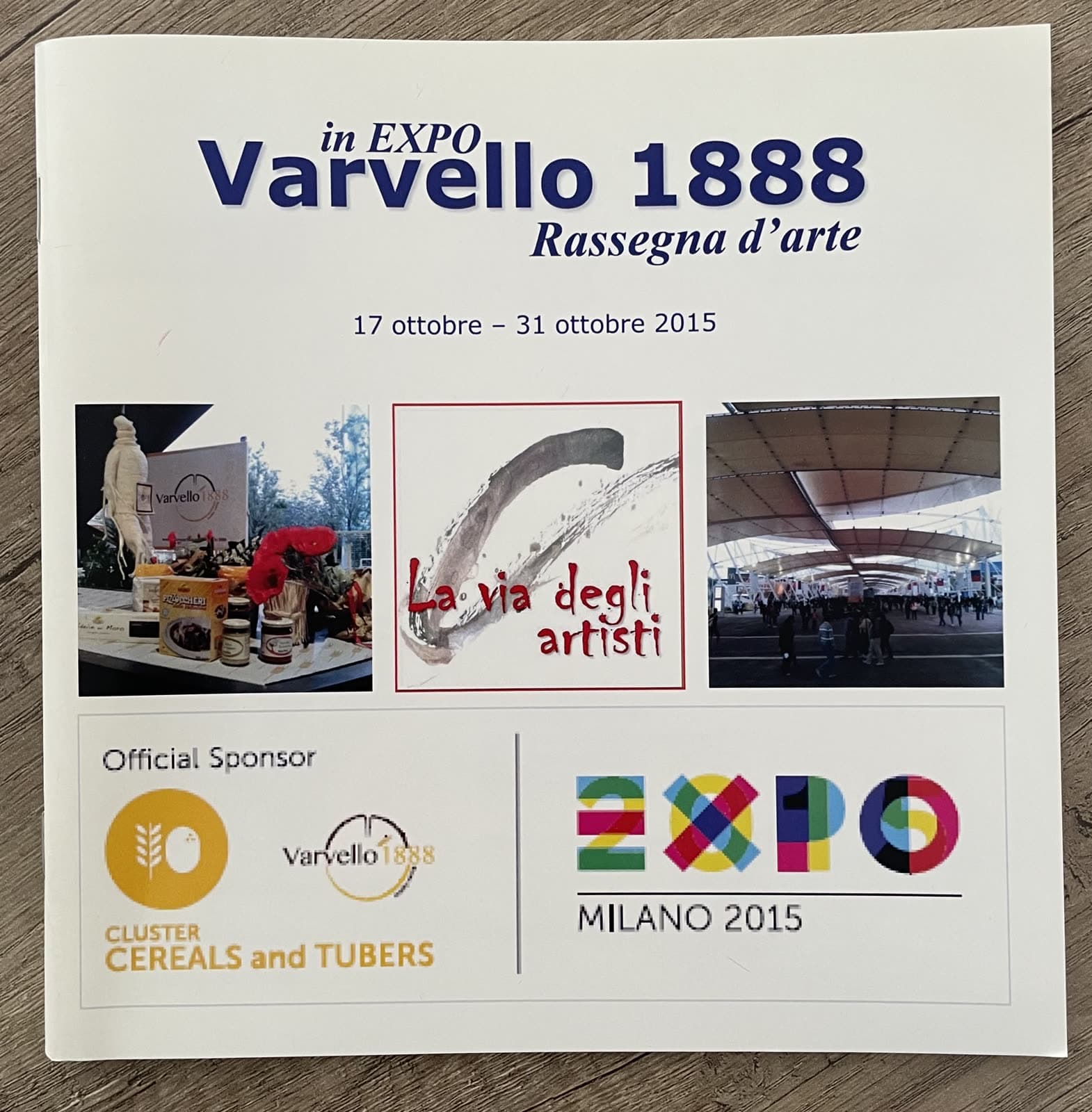 Copertina del catalogo, Expo Milano